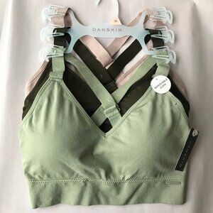 Danskin Intimates Crossback BRAS, Removable Pads, 3-set